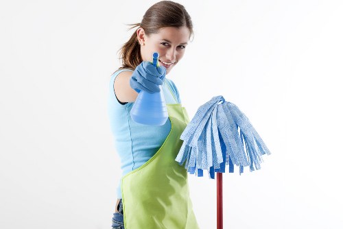 Move out cleaning in a West Kensington apartment kitchen