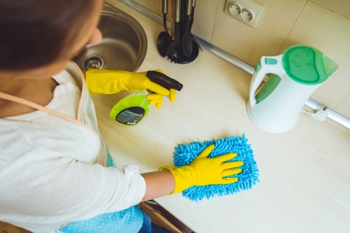 Professional carpet care in a West Kensington retail or shared workspace
