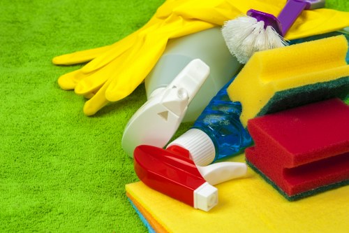 Professional cleaning of shared stairwell and hallway in West Kensington