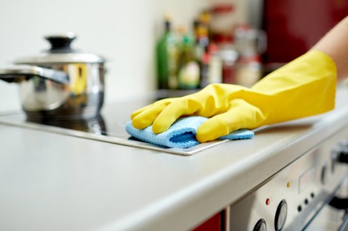 Professional cleaning of curtains and drapes in West Kensington